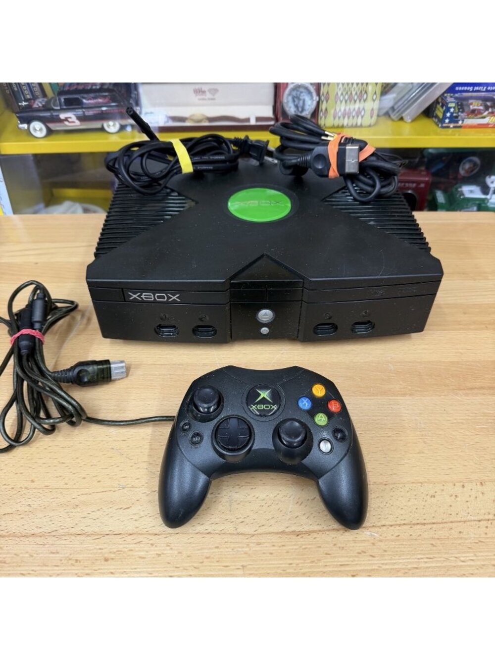 Microsoft Xbox Home Console Black Bundle Controller S Cables X01267-001